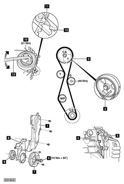 focus timing belt interval